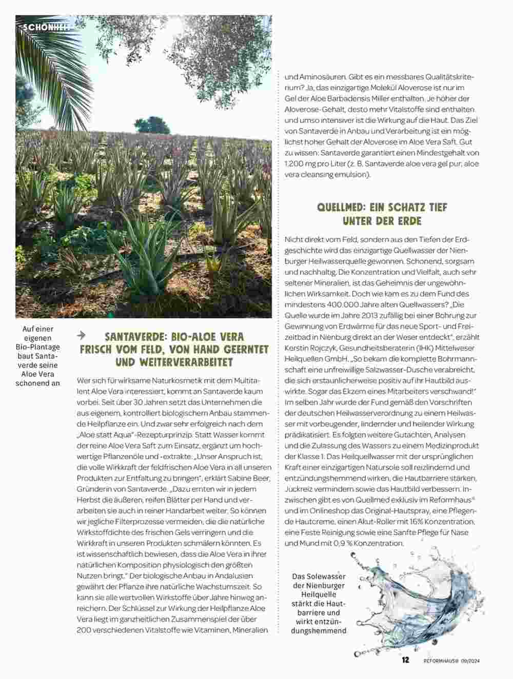 Reformhaus Prospekt (ab 01.09.2024) zum Blättern - Seite 12