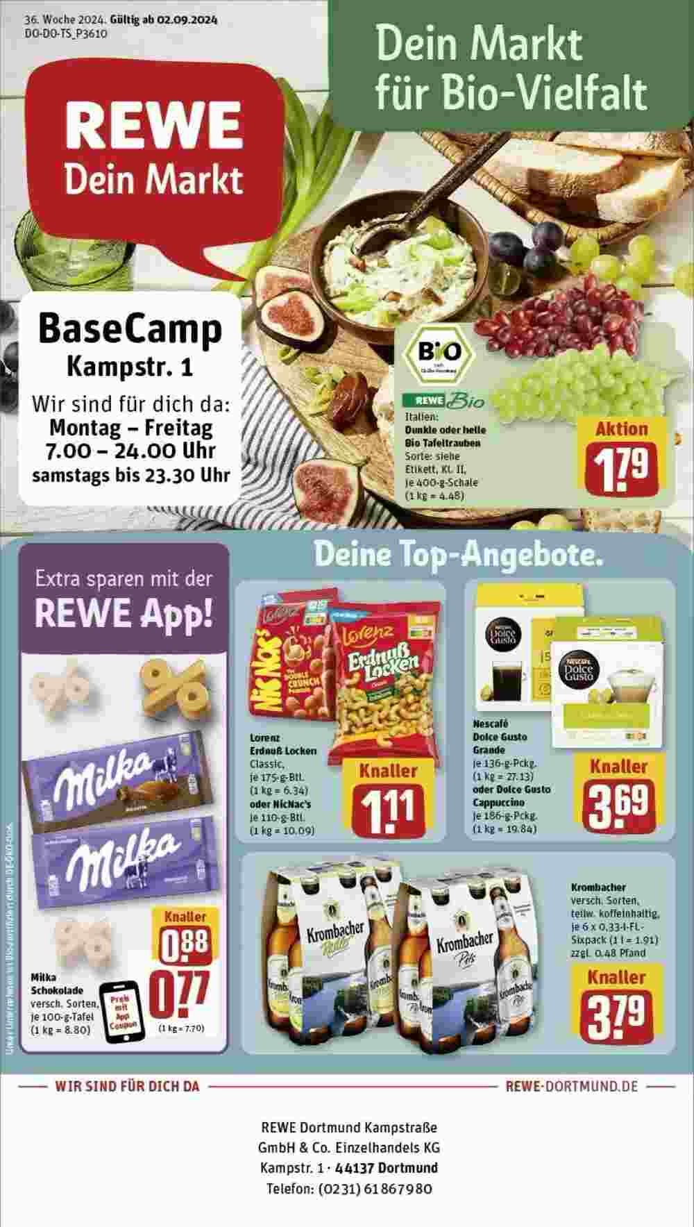 REWE Prospekt (ab 01.09.2024) zum Blättern - Seite 1