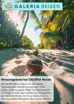 Galeria Reisen Prospekt (ab 01.09.2024) zum Blättern