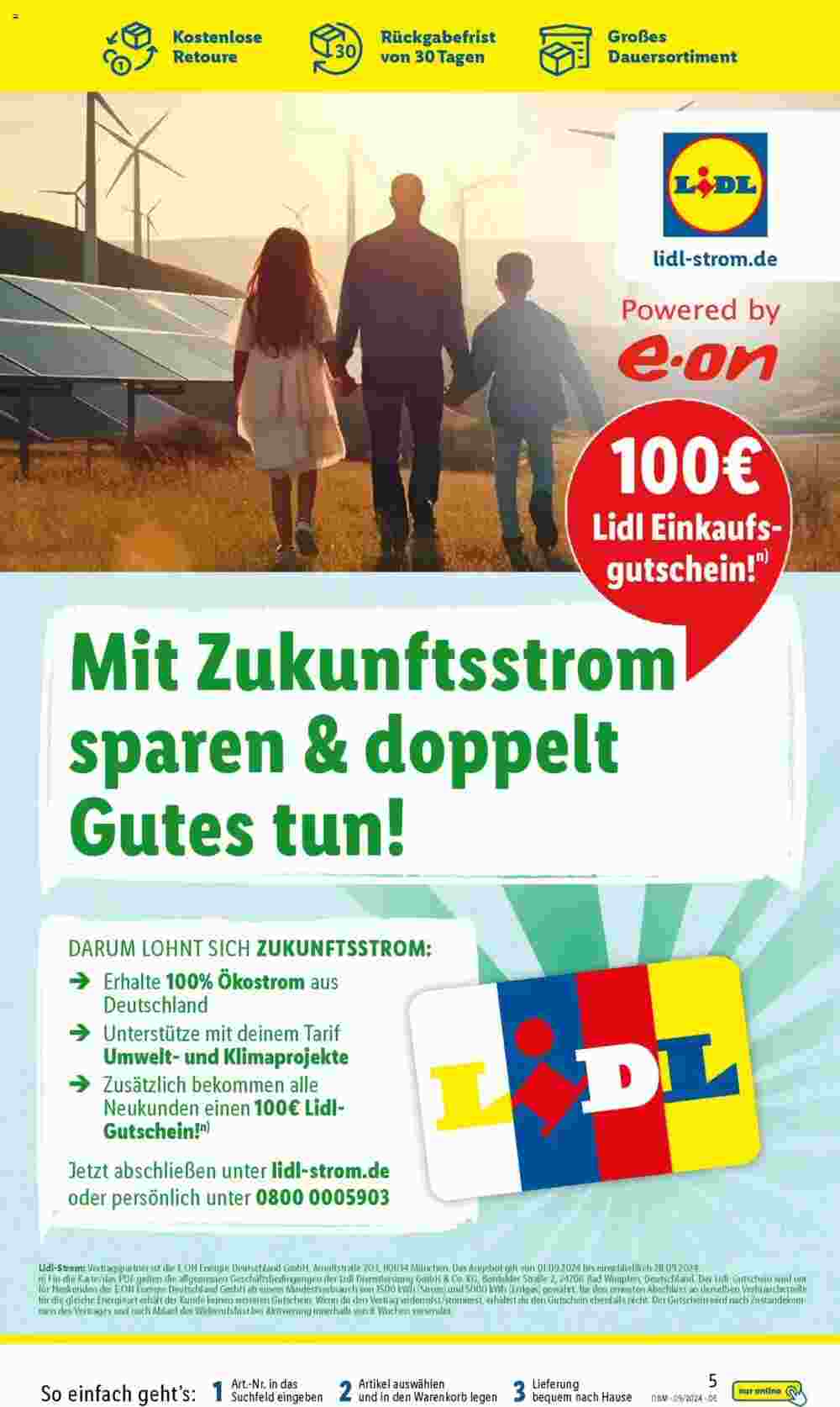 Lidl Prospekt (ab 01.09.2024) zum Blättern - Seite 5