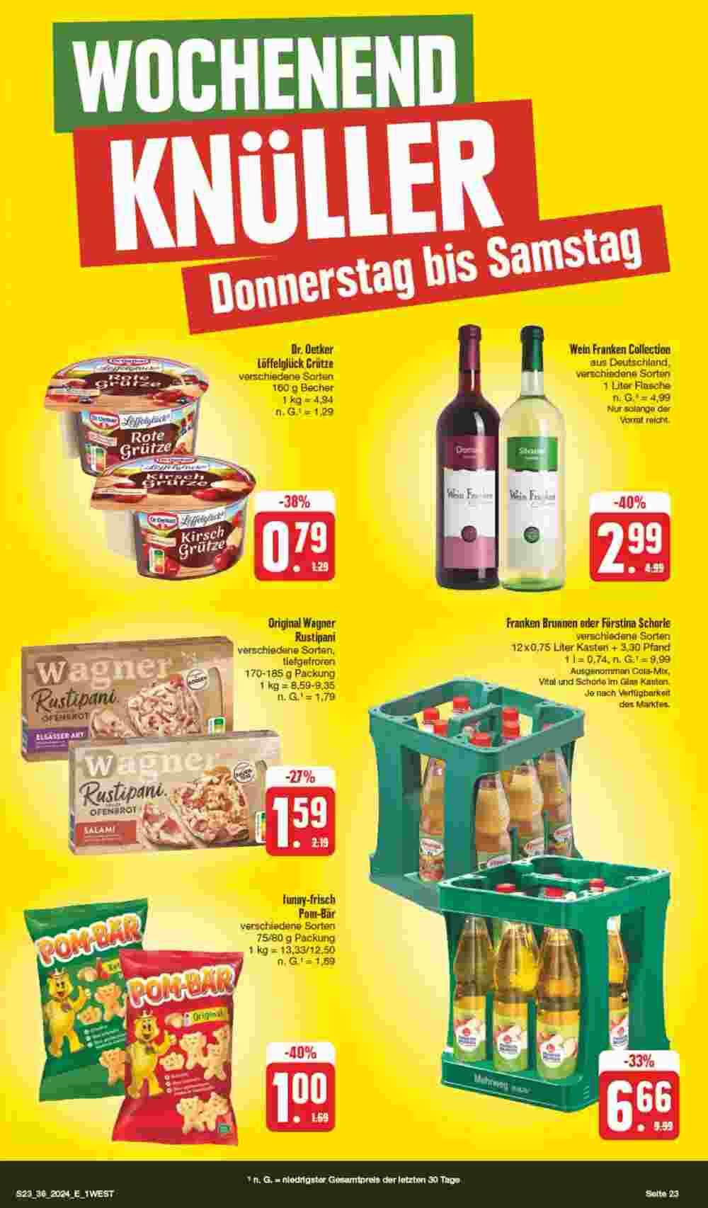 Edeka Spiegel Prospekt (ab 02.09.2024) zum Blättern - Seite 23