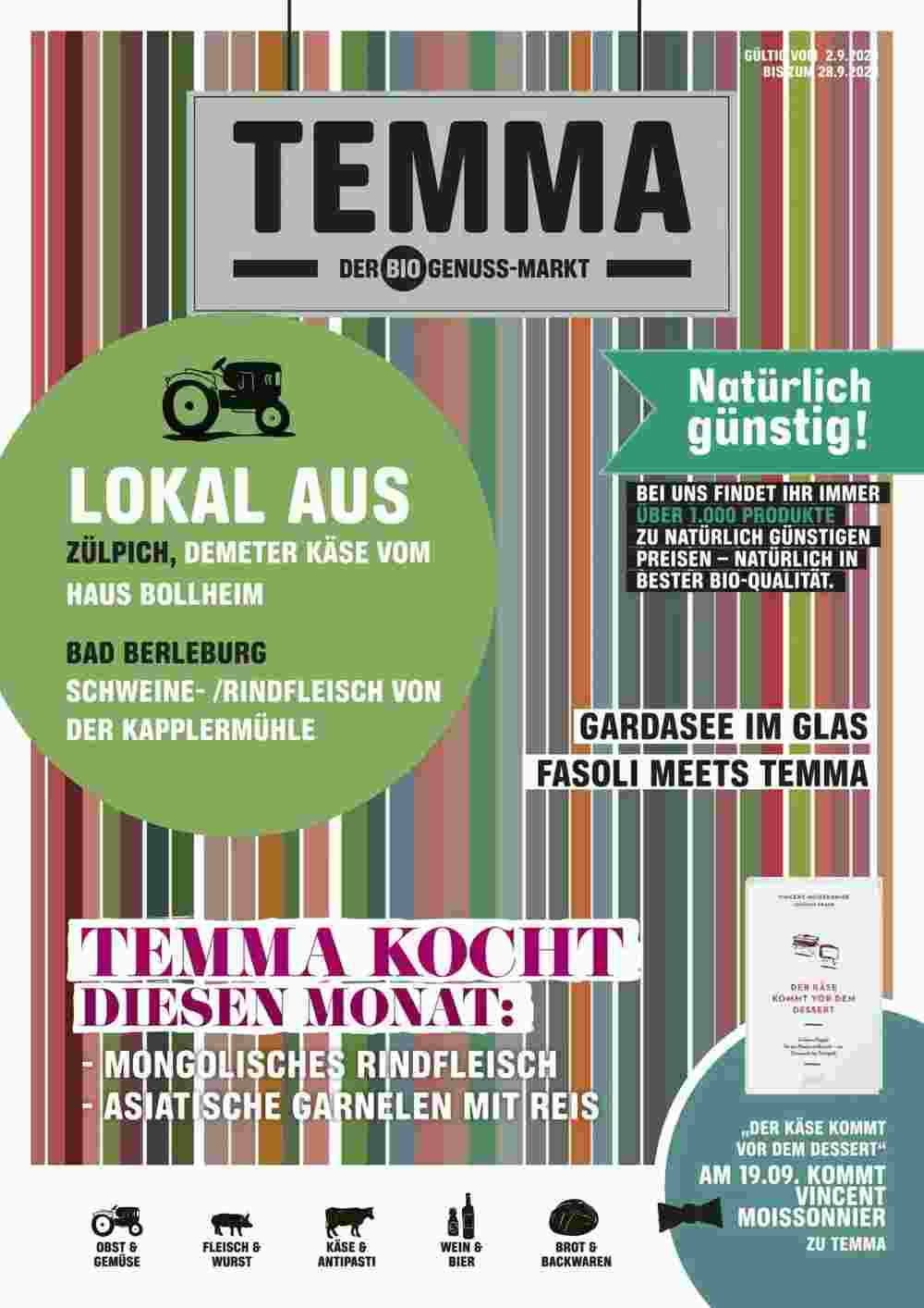 Temma Prospekt (ab 02.09.2024) zum Blättern - Seite 1