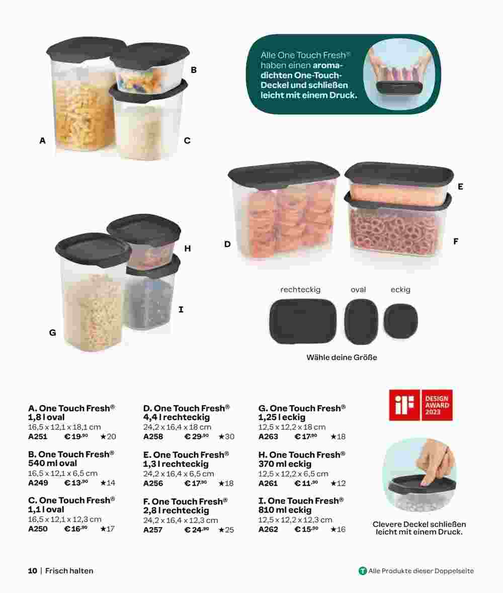 Tupperware Prospekt (ab 02.09.2024) zum Blättern - Seite 10