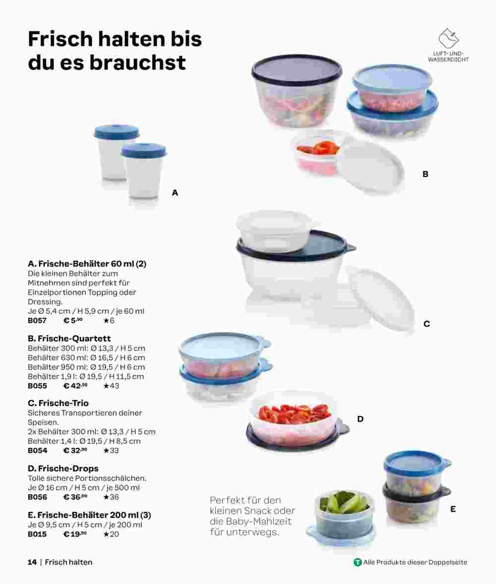 Tupperware Prospekt (ab 02.09.2024) zum Blättern - Seite 14