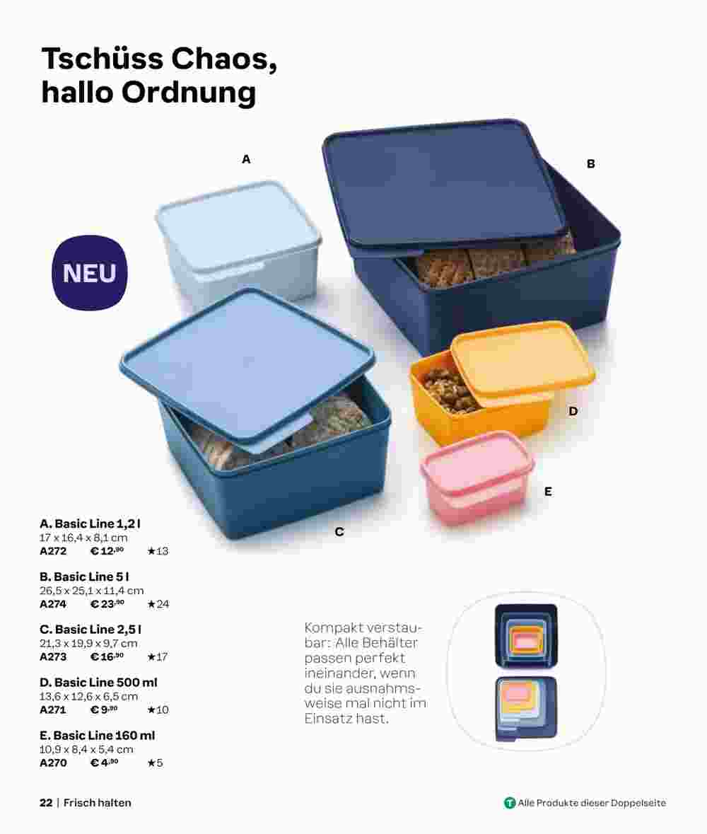 Tupperware Prospekt (ab 02.09.2024) zum Blättern - Seite 22