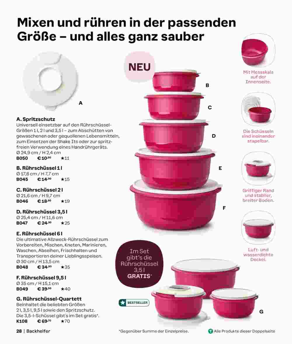 Tupperware Prospekt (ab 02.09.2024) zum Blättern - Seite 28