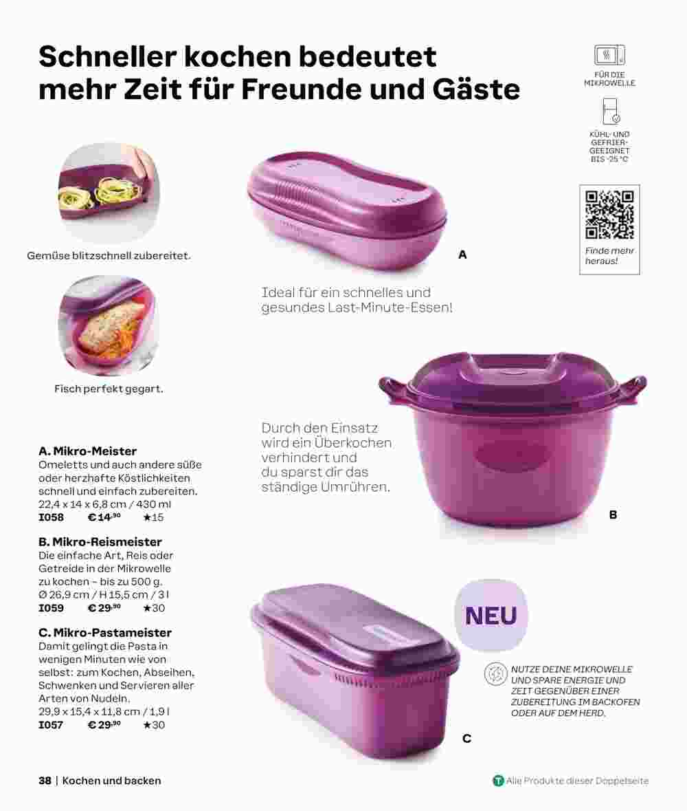 Tupperware Prospekt (ab 02.09.2024) zum Blättern - Seite 38