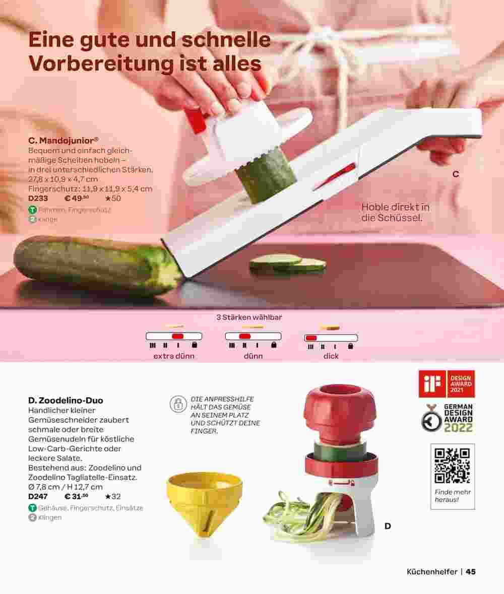 Tupperware Prospekt (ab 02.09.2024) zum Blättern - Seite 45