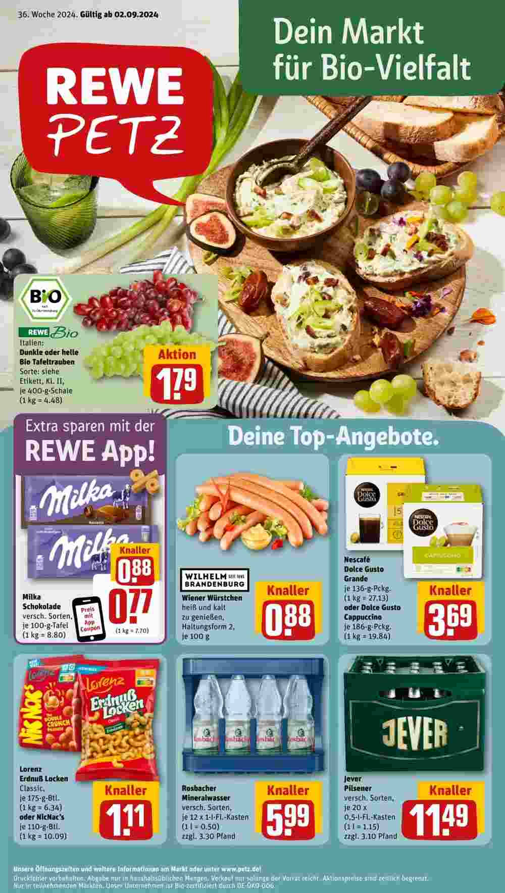 REWE PETZ Prospekt (ab 02.09.2024) zum Blättern - Seite 1