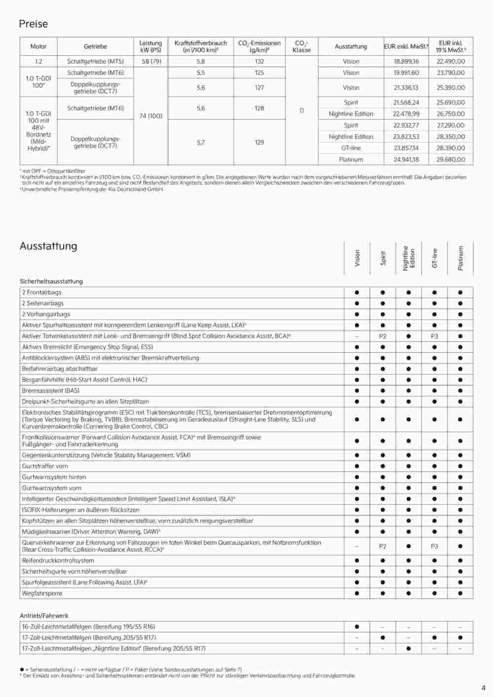 KIA Prospekt (ab 03.09.2024) zum Blättern - Seite 4