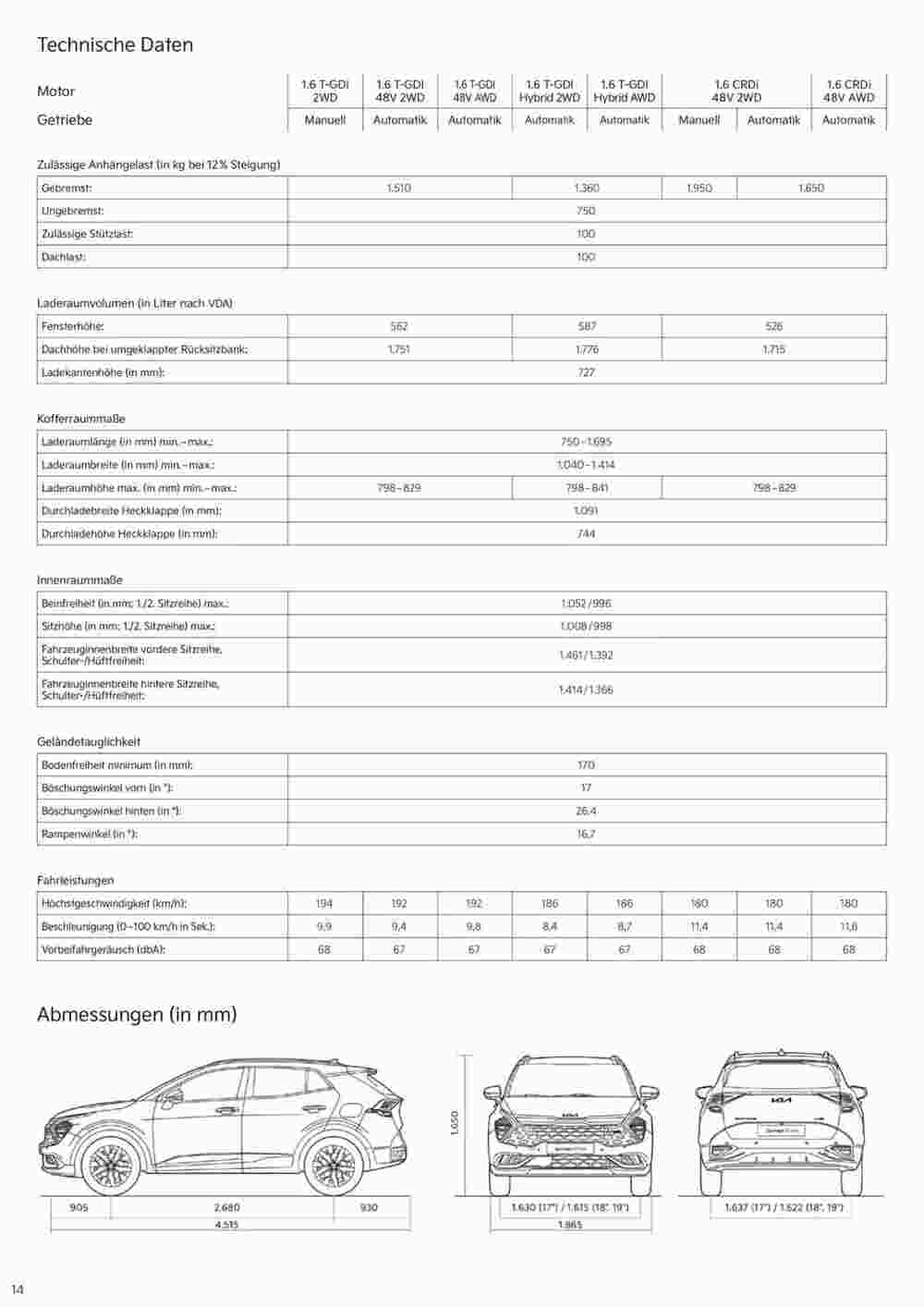 KIA Prospekt (ab 03.09.2024) zum Blättern - Seite 14