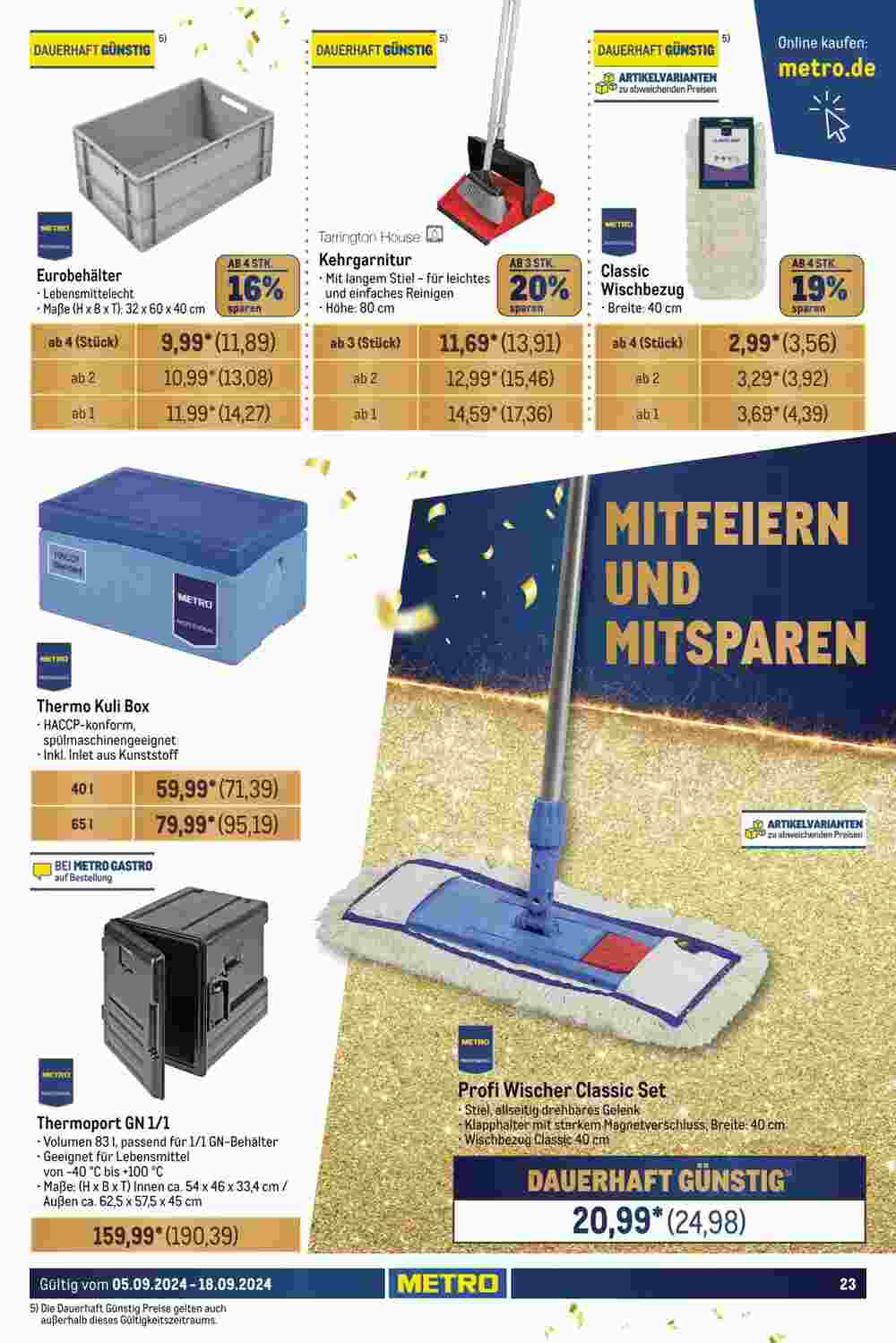 METRO Prospekt (ab 05.09.2024) zum Blättern - Seite 23