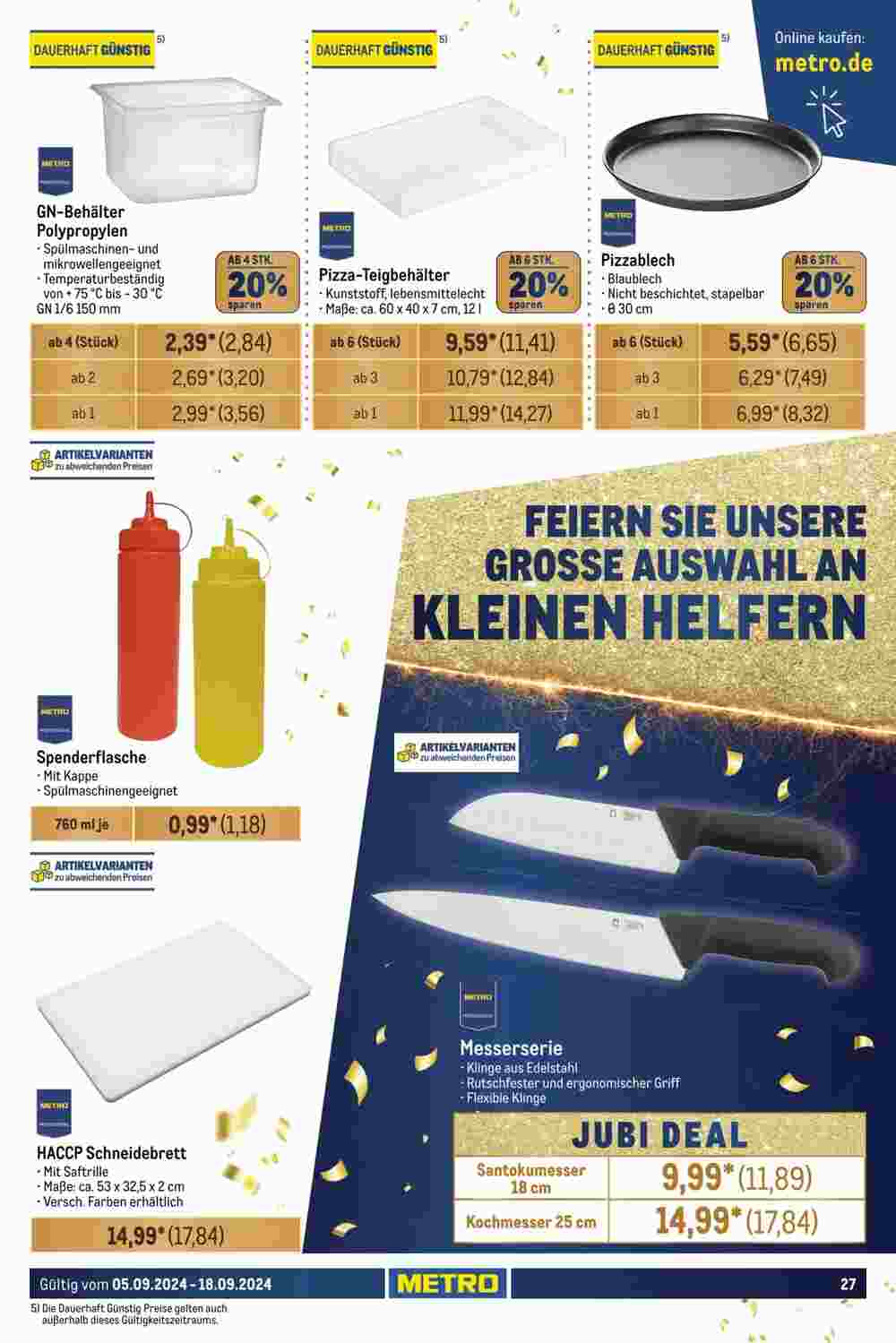 METRO Prospekt (ab 05.09.2024) zum Blättern - Seite 27