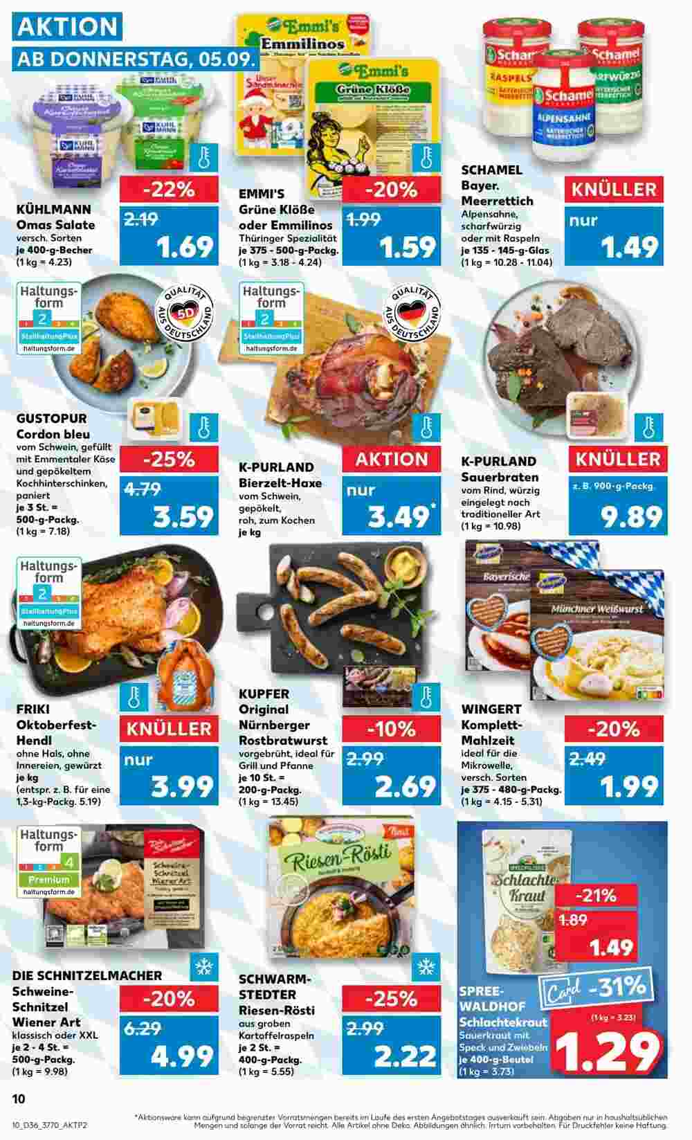 Kaufland Prospekt (ab 05.09.2024) zum Blättern - Seite 10