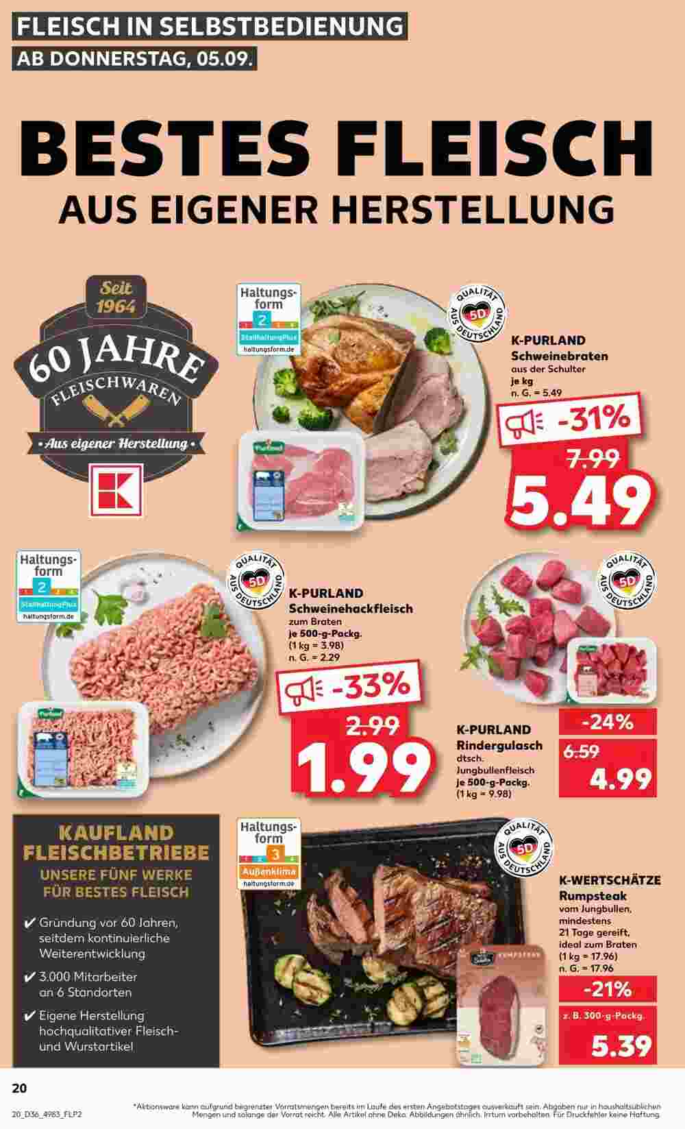 Kaufland Prospekt (ab 05.09.2024) zum Blättern - Seite 20