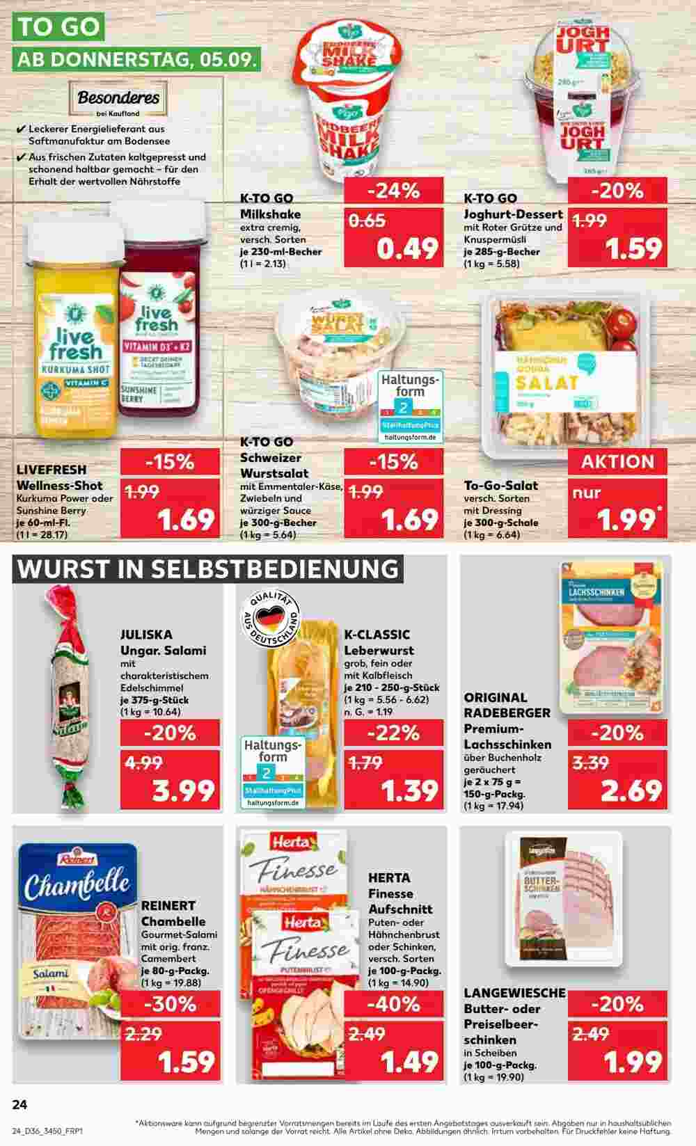 Kaufland Prospekt (ab 05.09.2024) zum Blättern - Seite 24