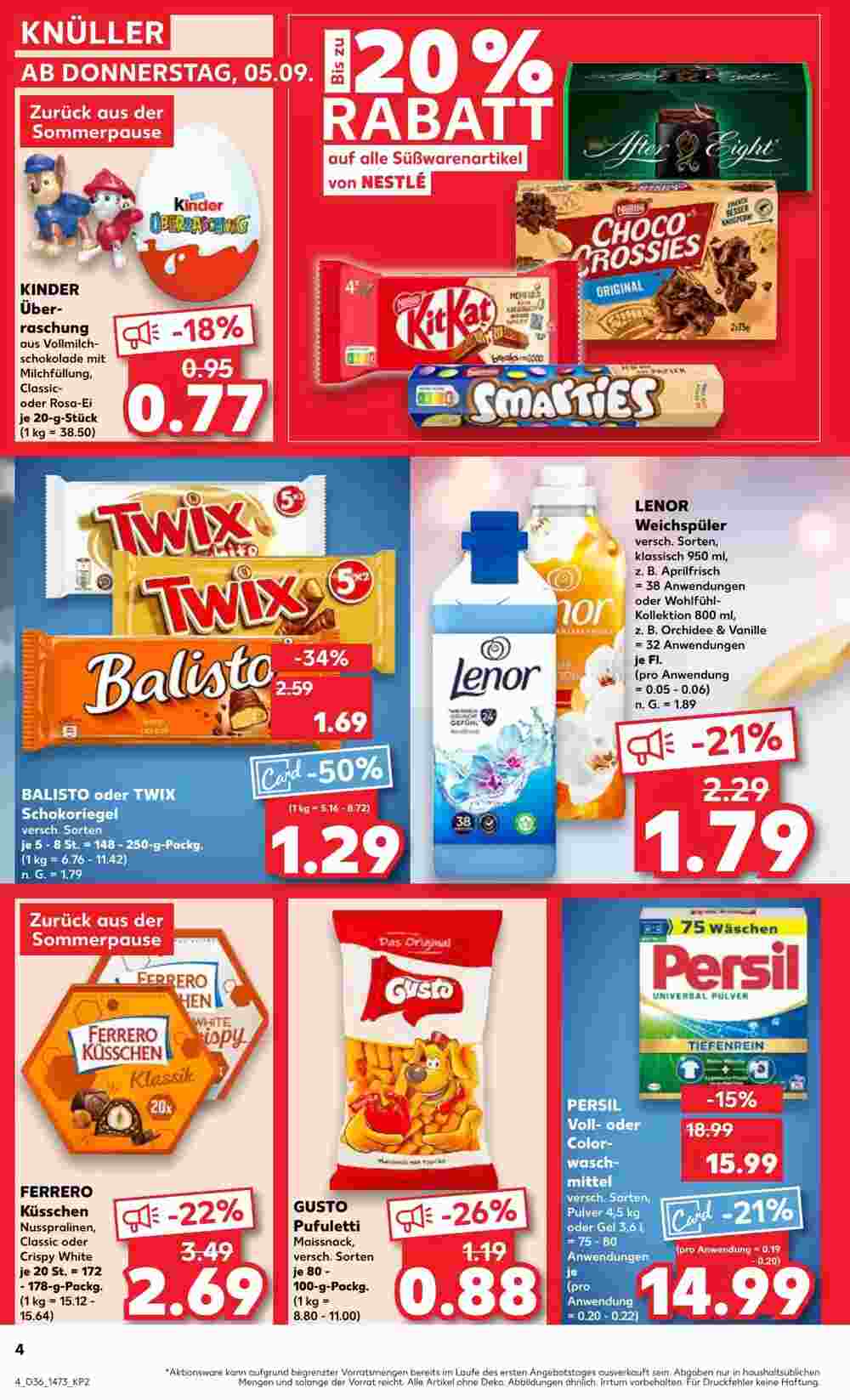 Kaufland Prospekt (ab 05.09.2024) zum Blättern - Seite 4