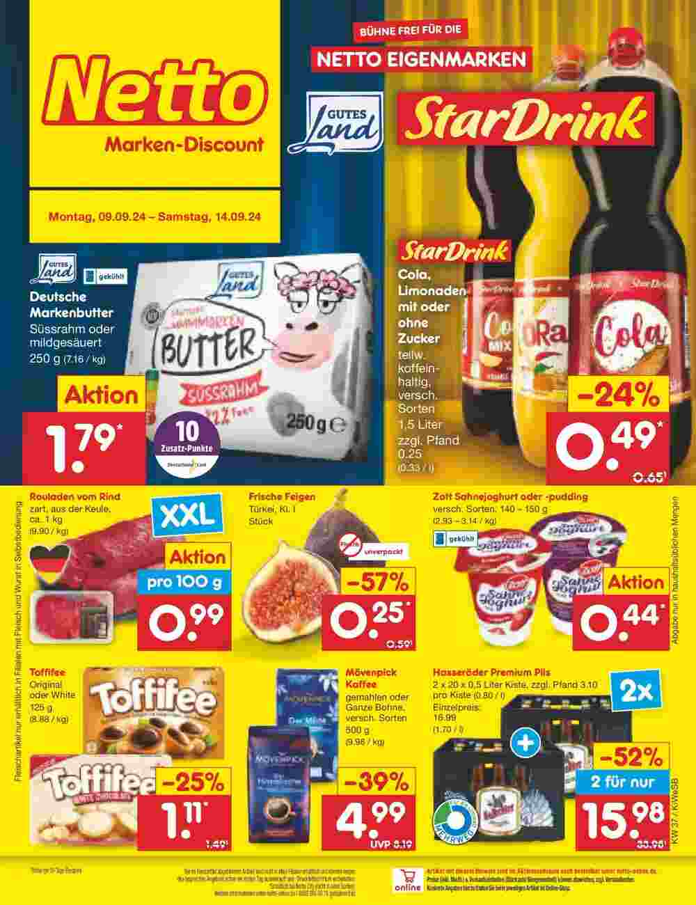 Netto Marken-Discount Prospekt (ab 08.09.2024) zum Blättern - Seite 1