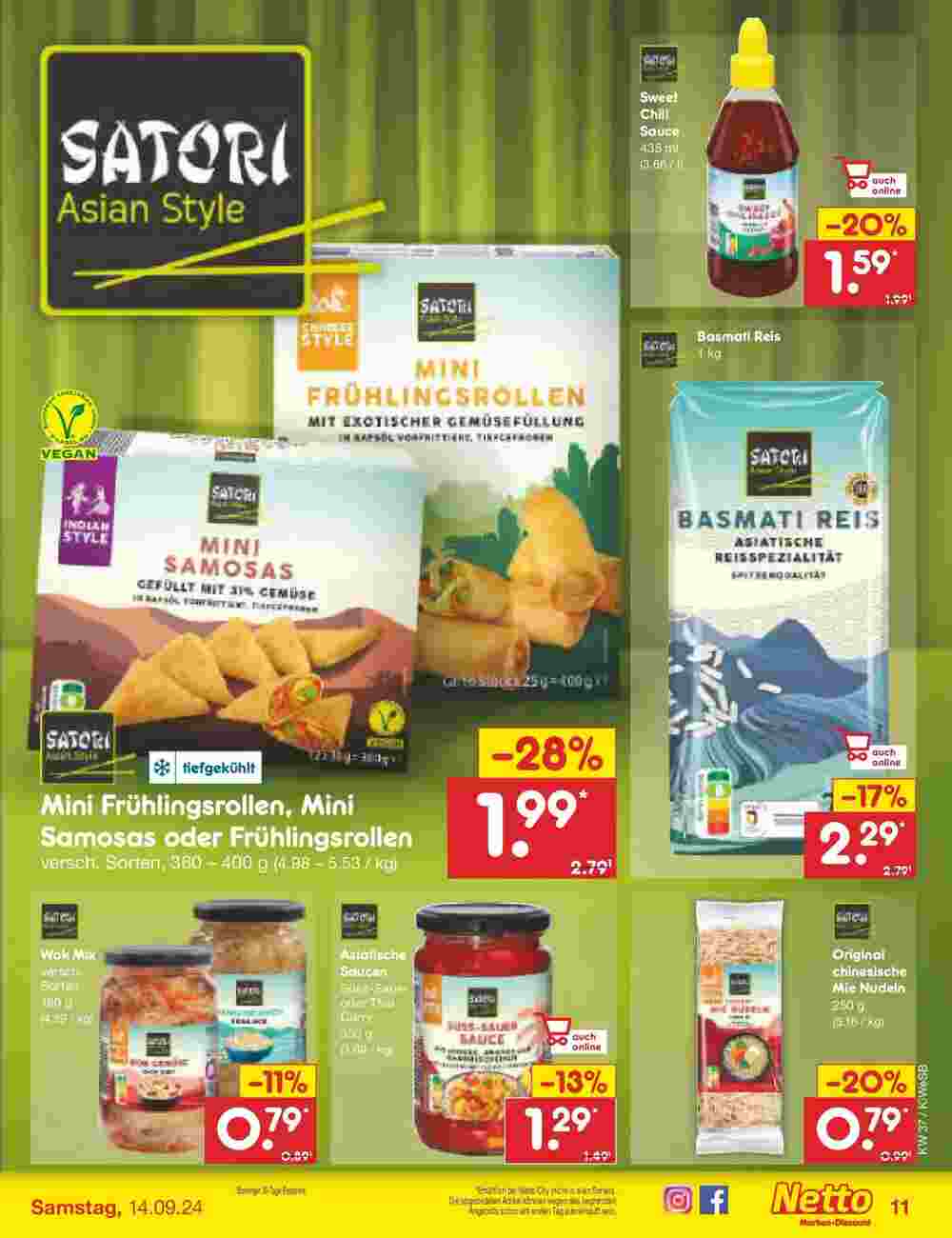 Netto Marken-Discount Prospekt (ab 08.09.2024) zum Blättern - Seite 11