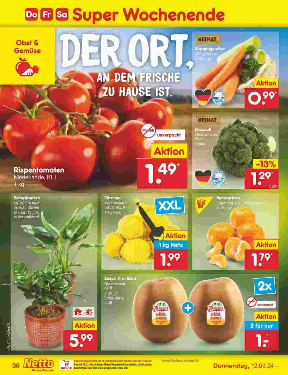 Netto Marken-Discount Prospekt (ab 08.09.2024) zum Blättern - Seite 44