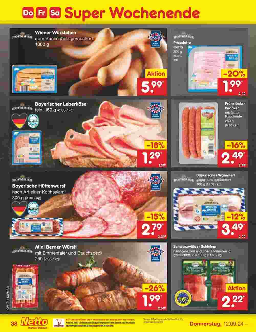 Netto Marken-Discount Prospekt (ab 08.09.2024) zum Blättern - Seite 46