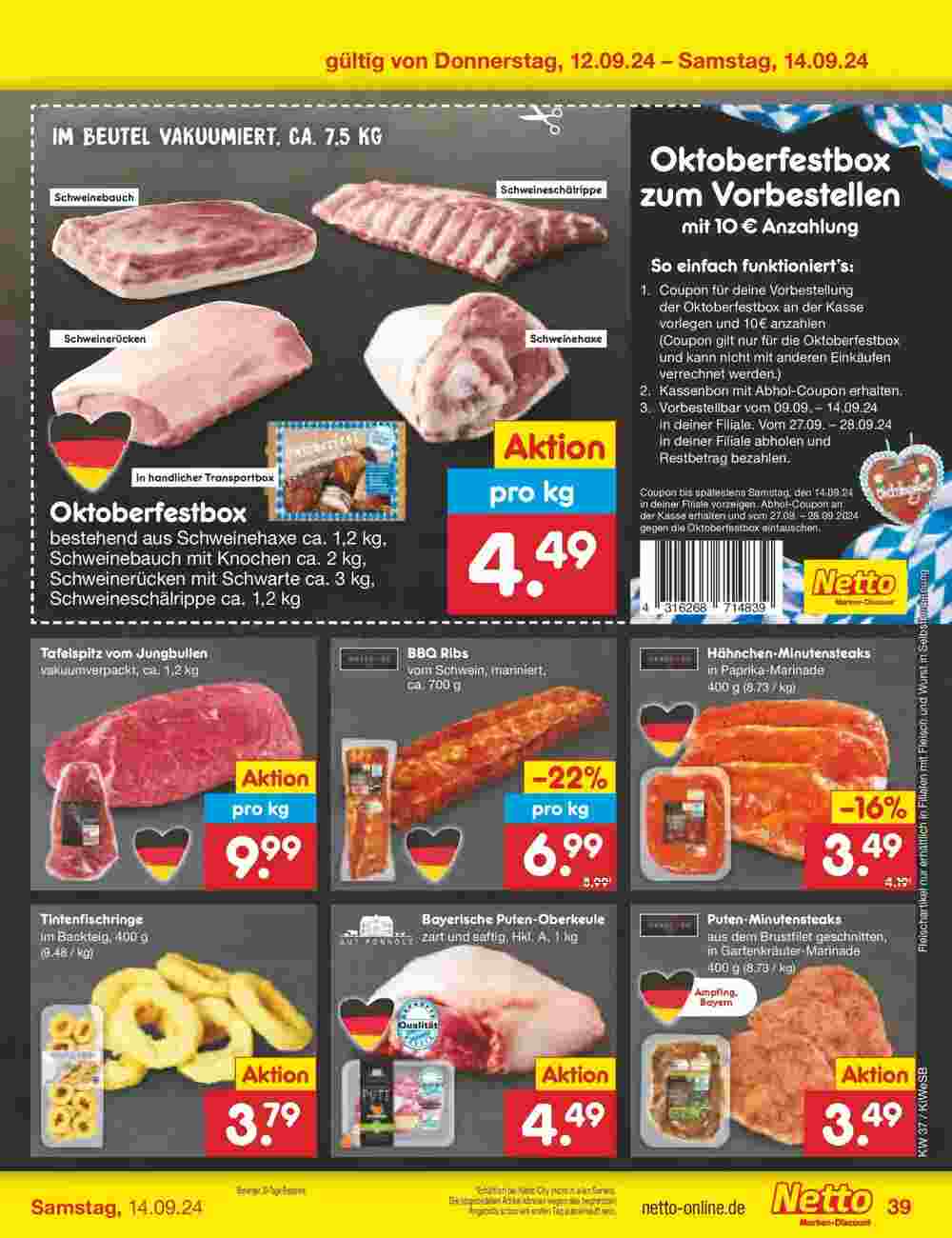 Netto Marken-Discount Prospekt (ab 08.09.2024) zum Blättern - Seite 47