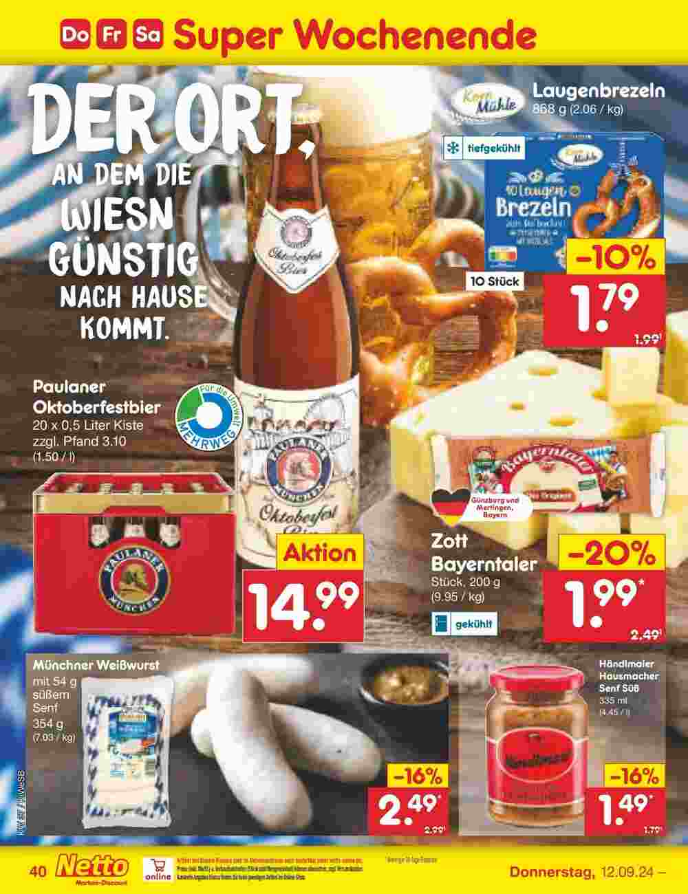 Netto Marken-Discount Prospekt (ab 08.09.2024) zum Blättern - Seite 48