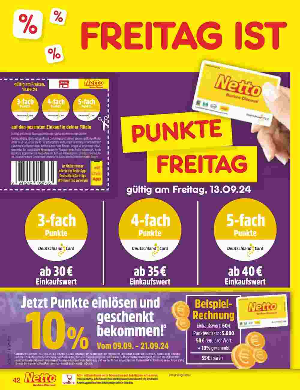 Netto Marken-Discount Prospekt (ab 08.09.2024) zum Blättern - Seite 50