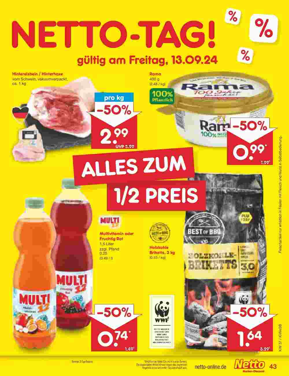 Netto Marken-Discount Prospekt (ab 08.09.2024) zum Blättern - Seite 51