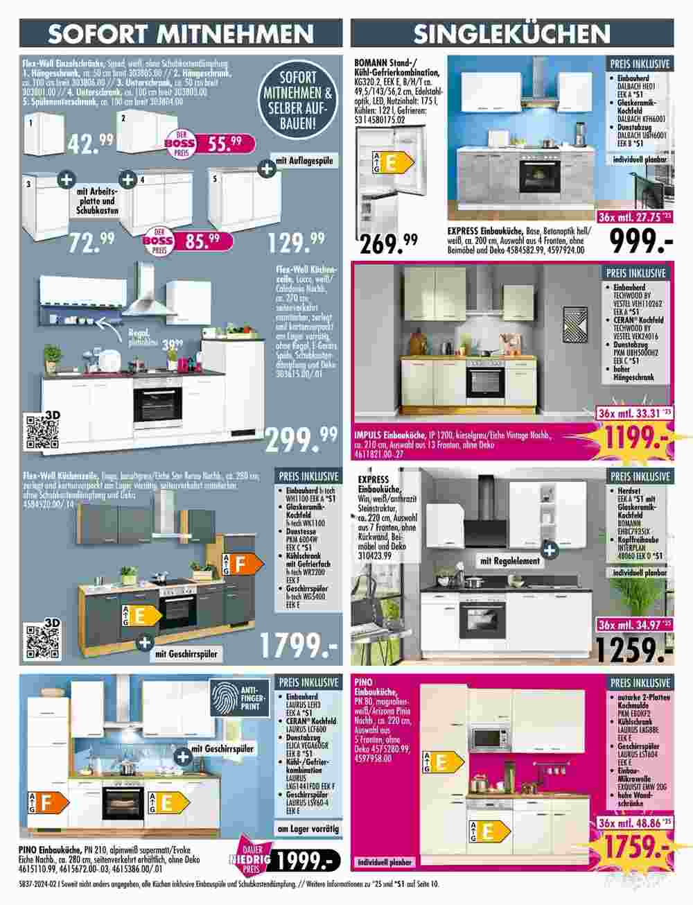 Möbel Boss Prospekt (ab 08.09.2024) zum Blättern - Seite 2