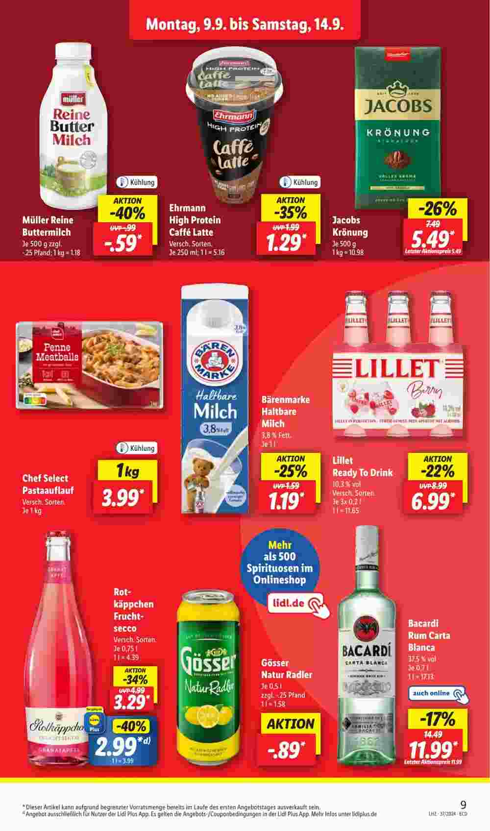 Lidl Prospekt (ab 09.09.2024) zum Blättern - Seite 13