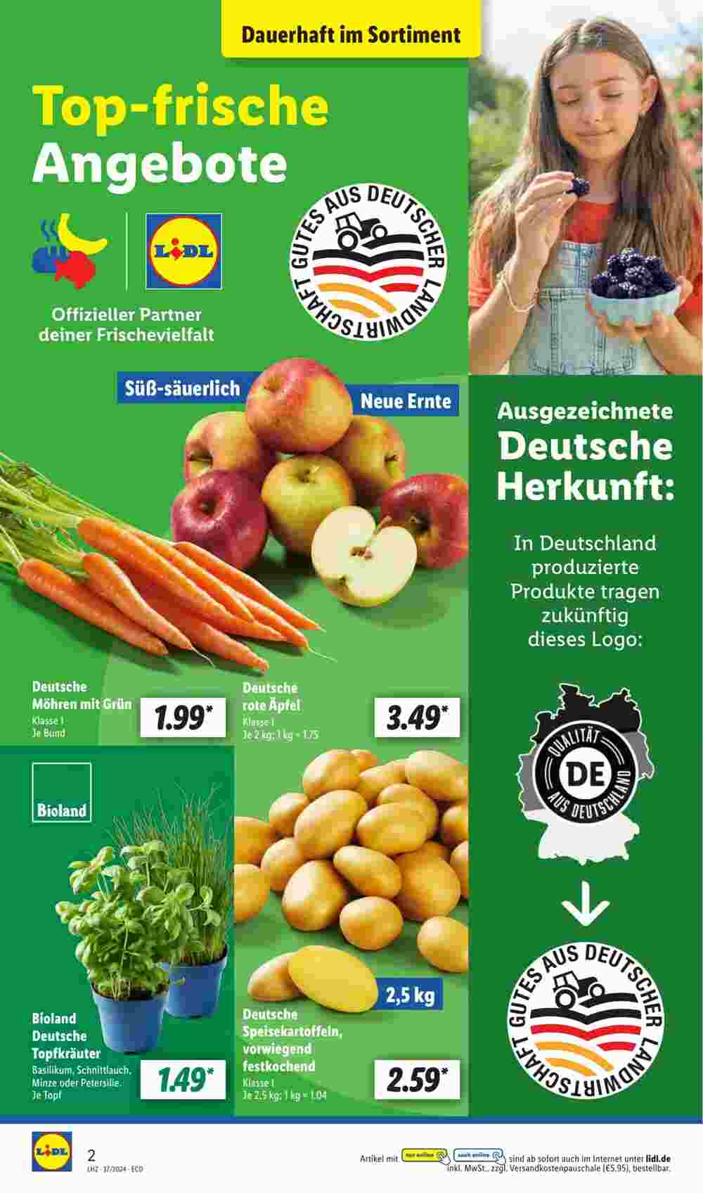 Lidl Prospekt (ab 09.09.2024) zum Blättern - Seite 2