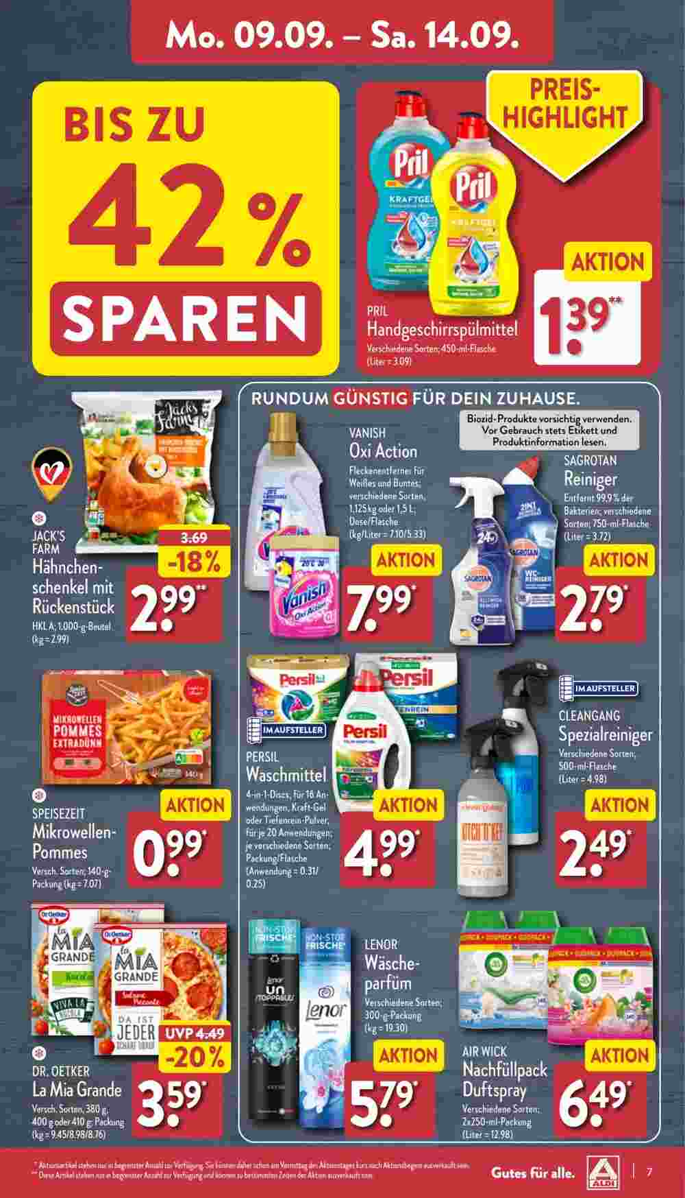 Aldi Nord Prospekt (ab 09.09.2024) zum Blättern - Seite 7