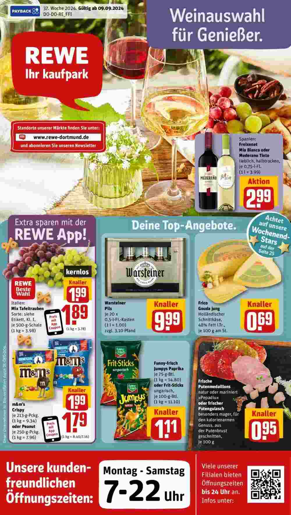 REWE Kaufpark Prospekt (ab 09.09.2024) zum Blättern - Seite 1