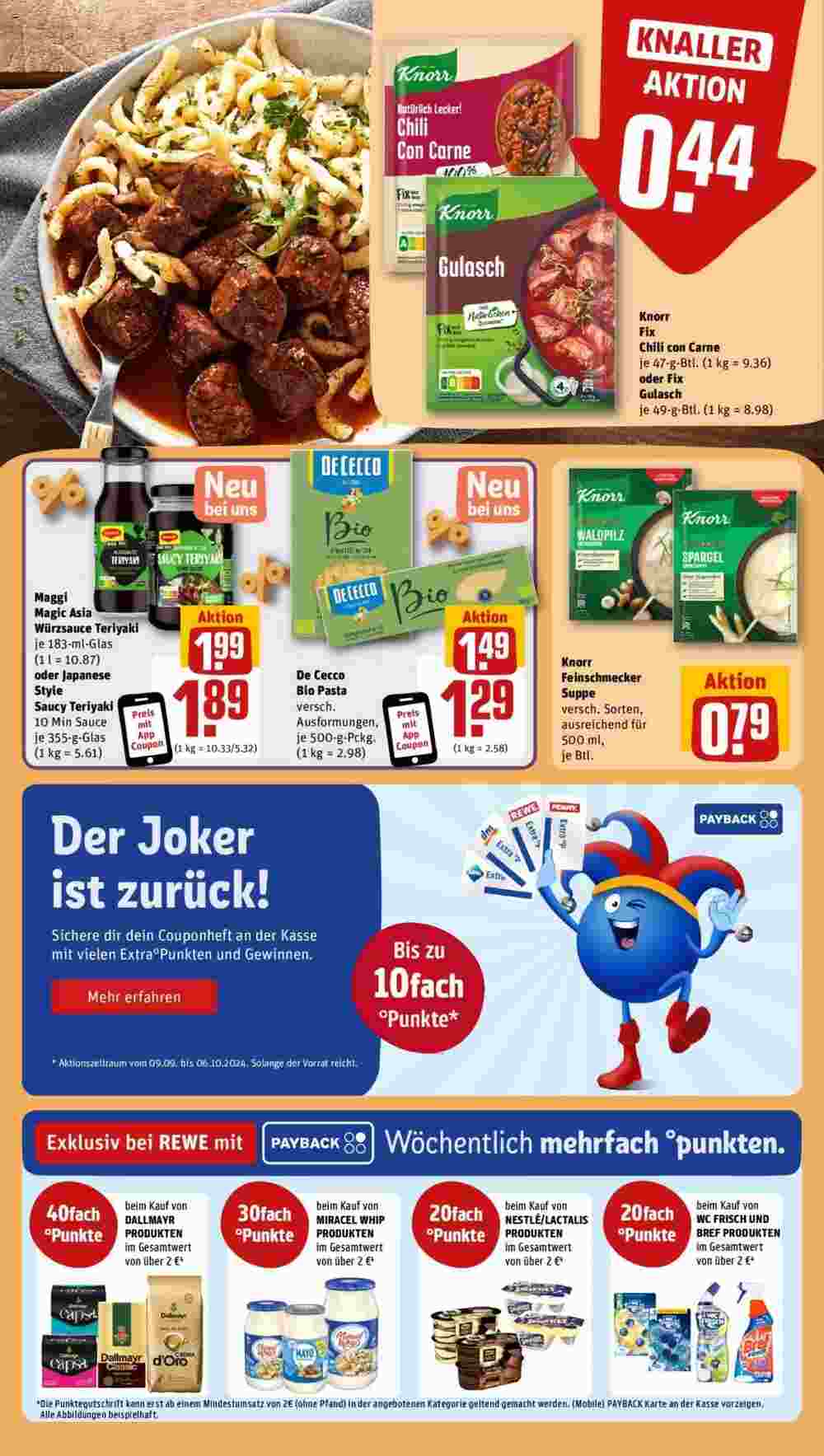 REWE Kaufpark Prospekt (ab 09.09.2024) zum Blättern - Seite 21