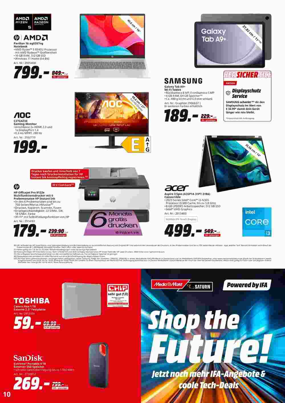 MediaMarkt Prospekt (ab 09.09.2024) zum Blättern - Seite 10