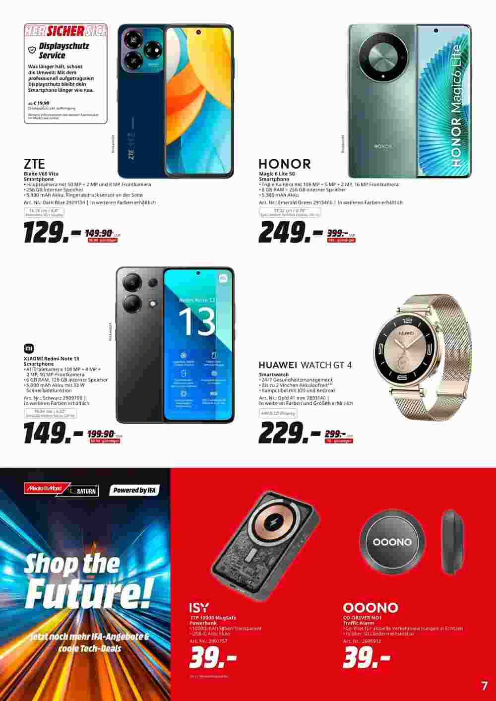 MediaMarkt Prospekt (ab 09.09.2024) zum Blättern - Seite 7