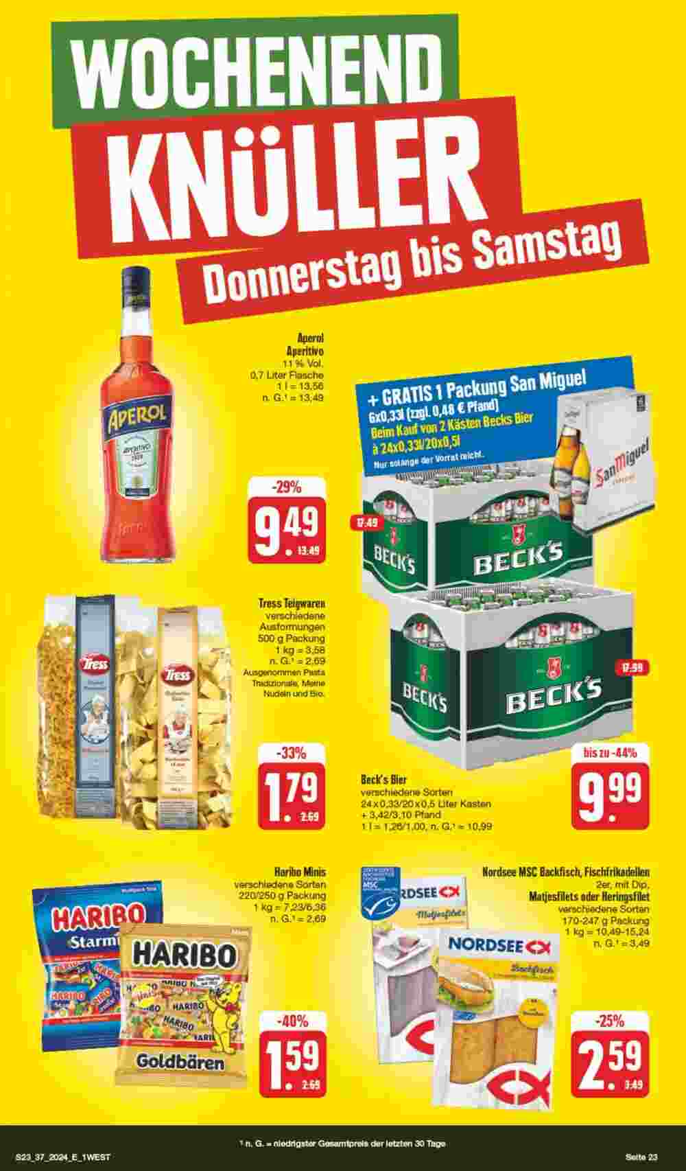 Edeka Spiegel Prospekt (ab 09.09.2024) zum Blättern - Seite 23