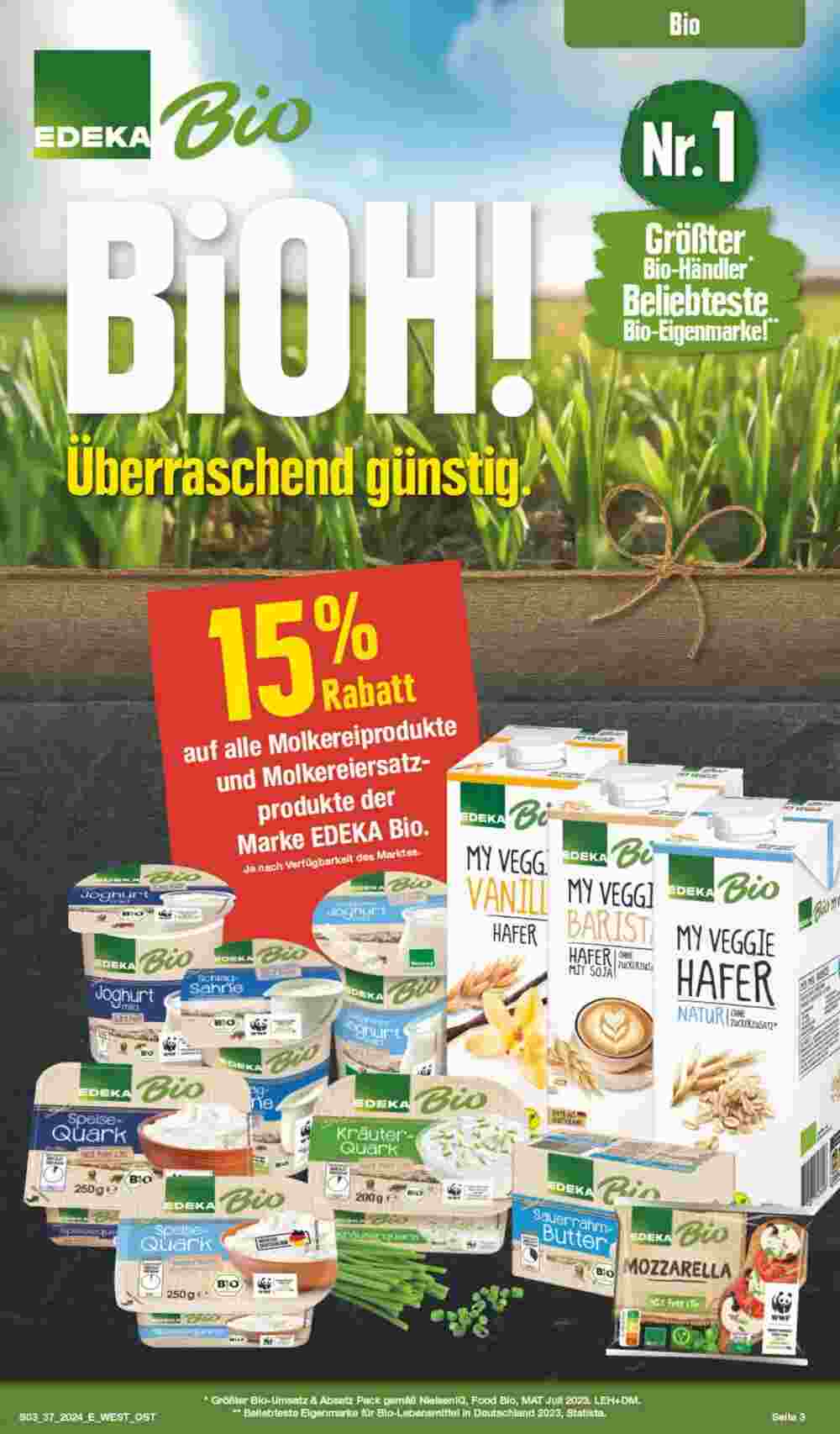 Edeka Spiegel Prospekt (ab 09.09.2024) zum Blättern - Seite 3