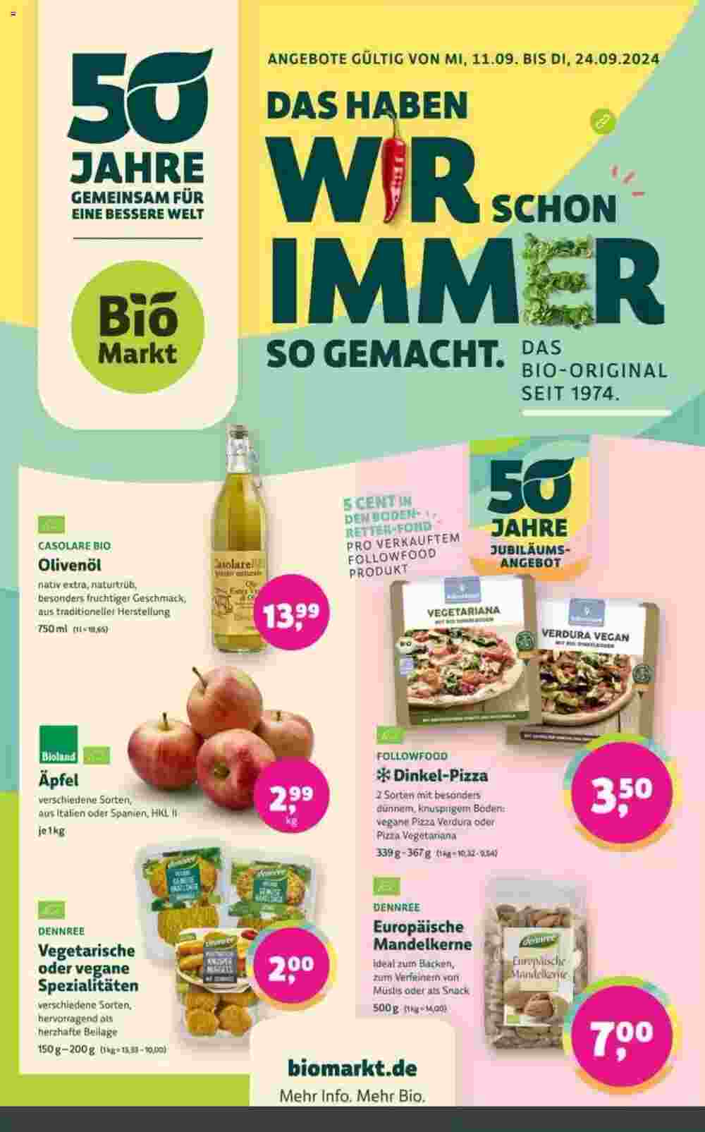 Denns BioMarkt Prospekt (ab 11.09.2024) zum Blättern - Seite 1