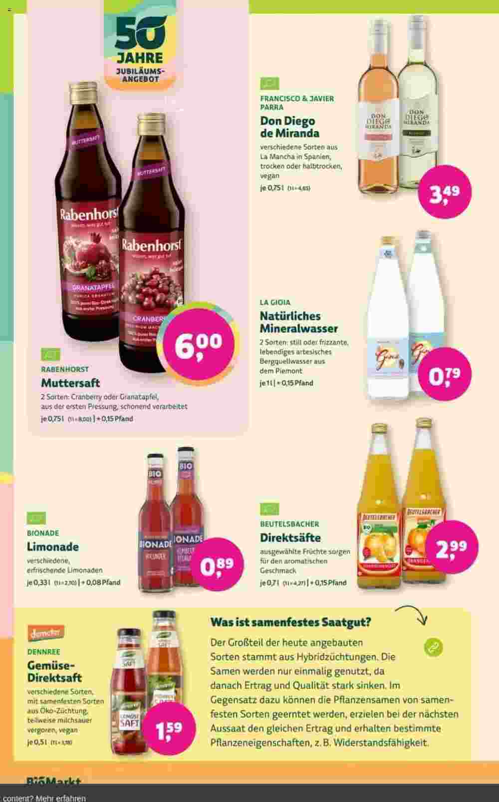 Denns BioMarkt Prospekt (ab 11.09.2024) zum Blättern - Seite 14