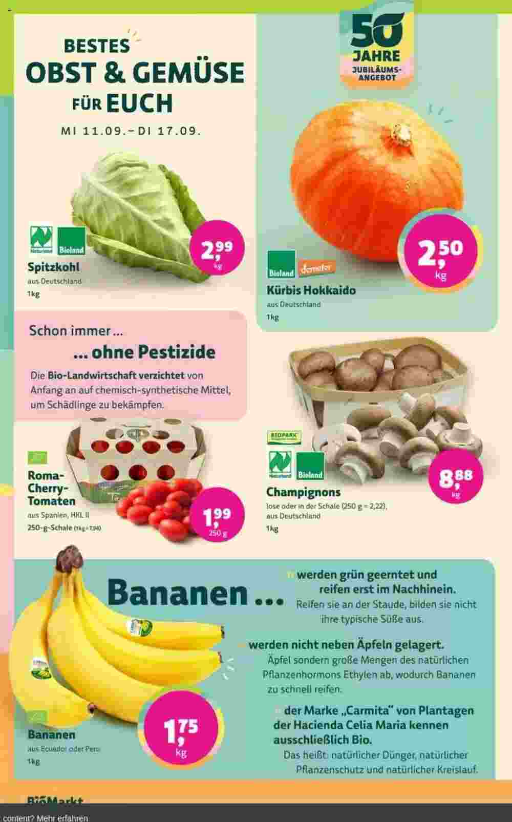 Denns BioMarkt Prospekt (ab 11.09.2024) zum Blättern - Seite 2