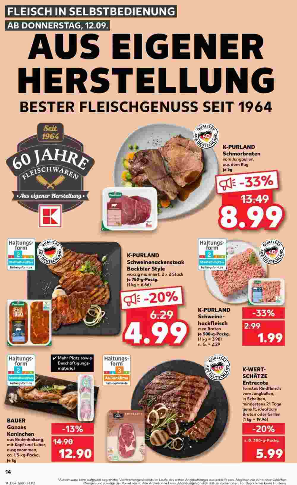 Kaufland Prospekt (ab 12.09.2024) zum Blättern - Seite 14