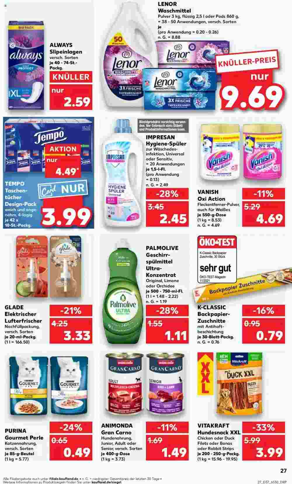 Kaufland Prospekt (ab 12.09.2024) zum Blättern - Seite 27