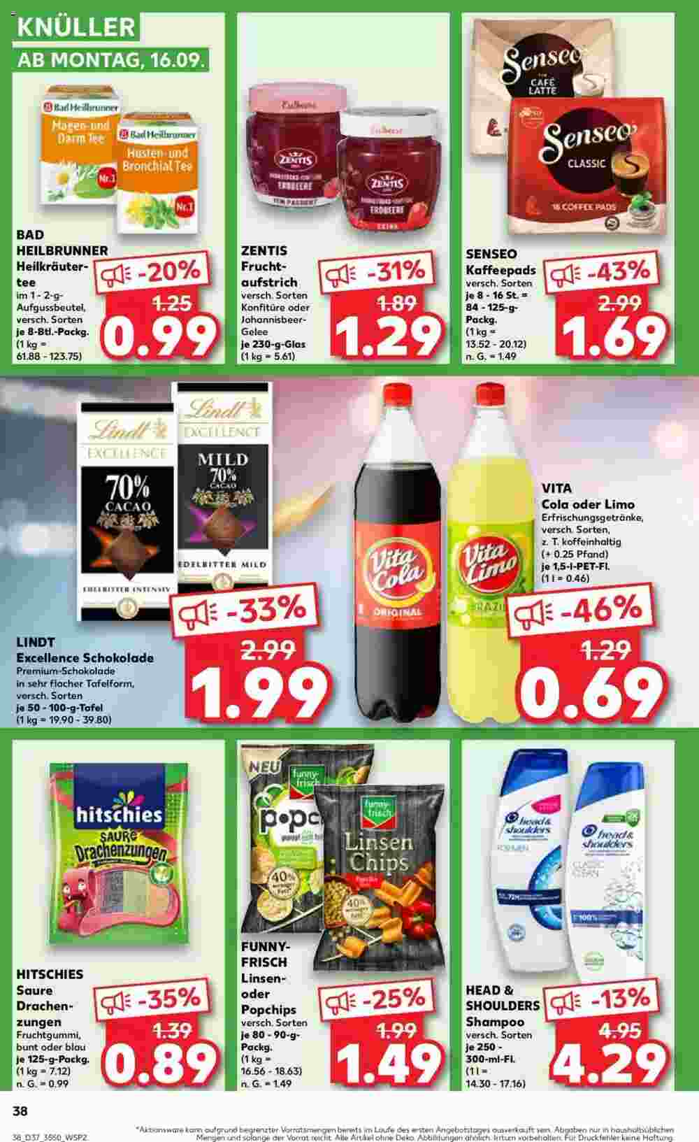 Kaufland Prospekt (ab 12.09.2024) zum Blättern - Seite 38