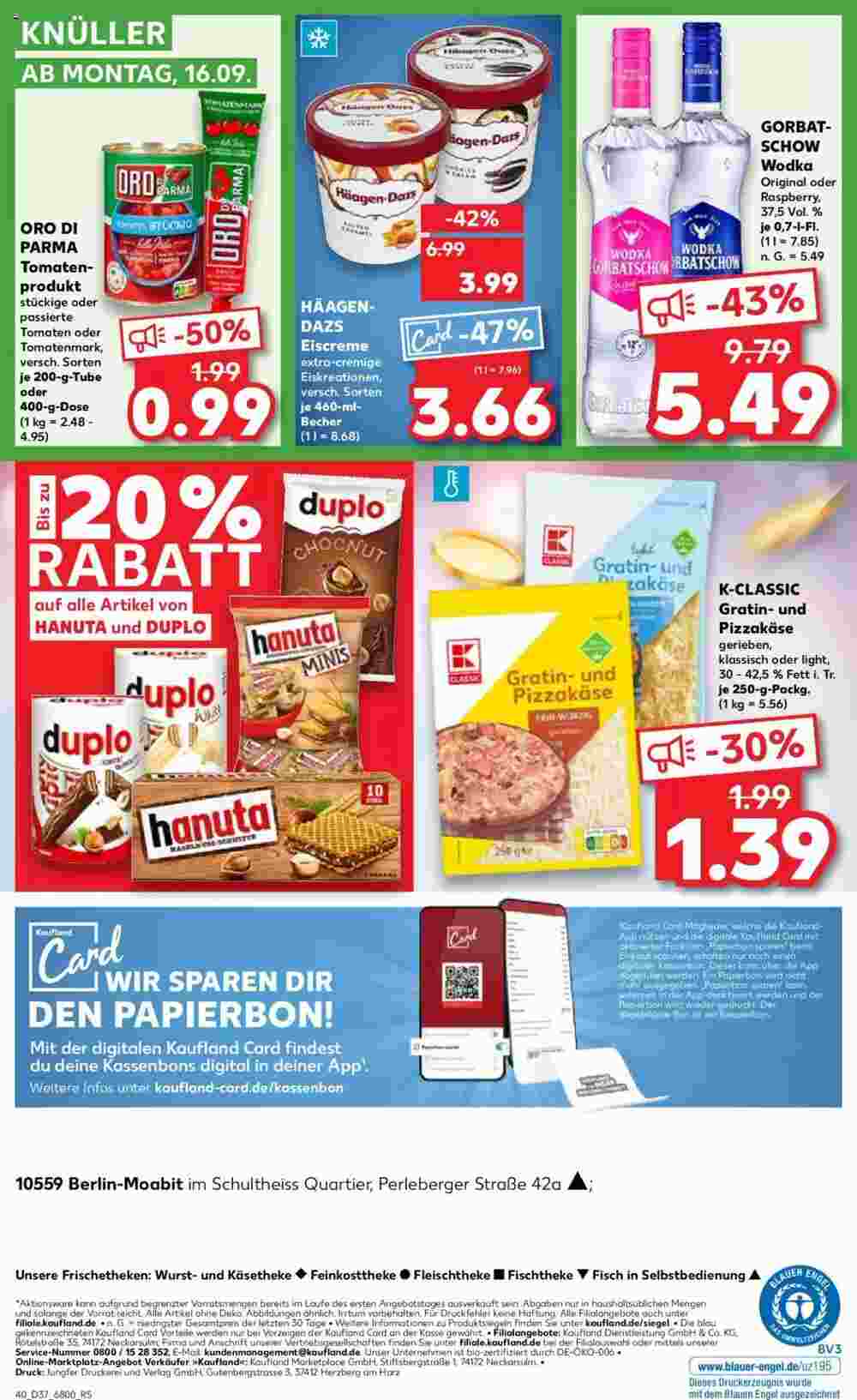 Kaufland Prospekt (ab 12.09.2024) zum Blättern - Seite 40