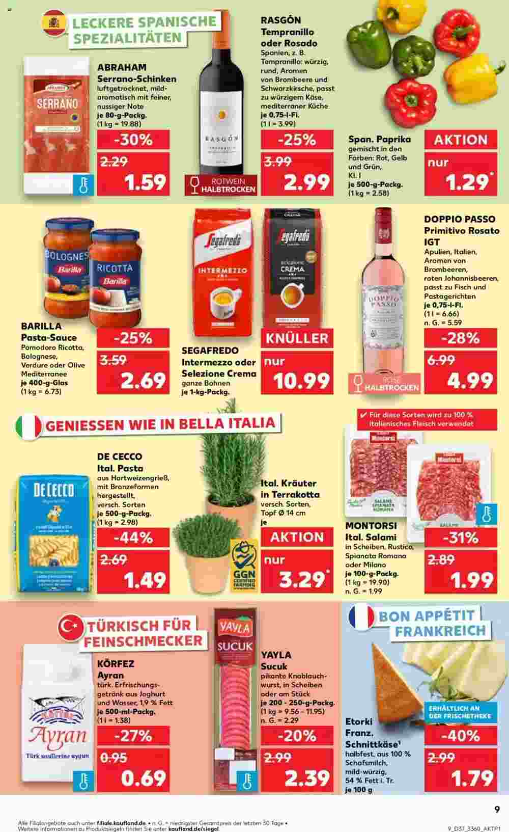 Kaufland Prospekt (ab 12.09.2024) zum Blättern - Seite 9