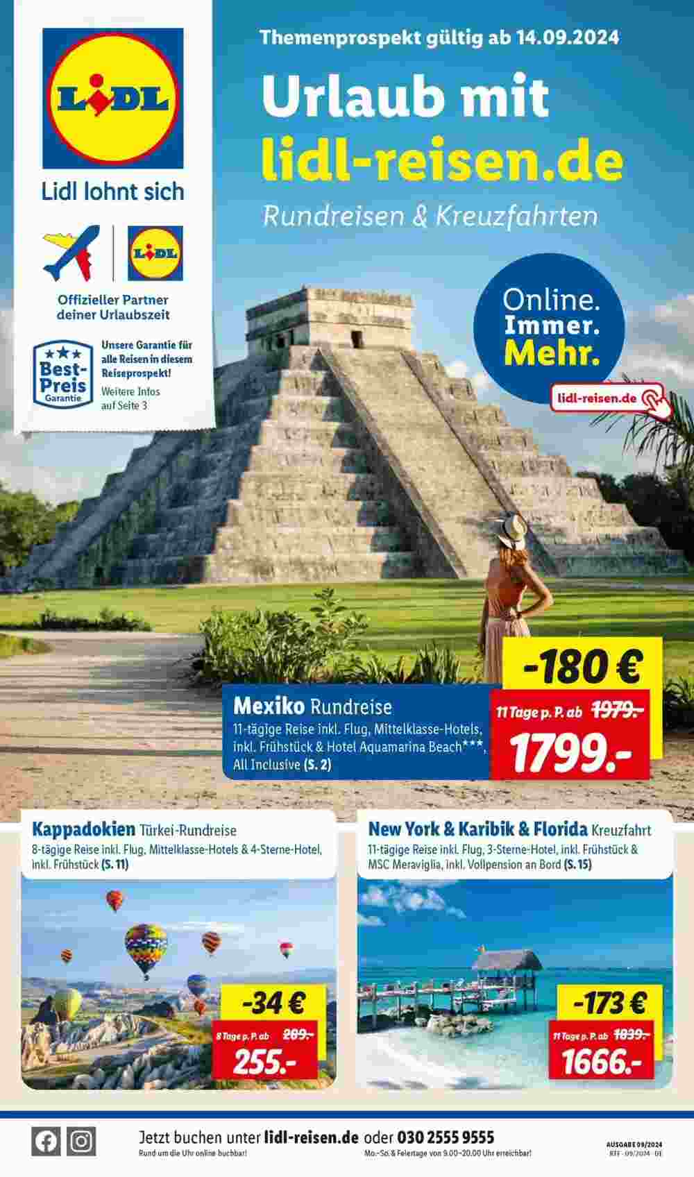 Lidl Prospekt (ab 14.09.2024) zum Blättern - Seite 1