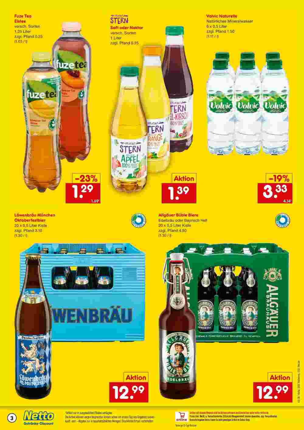 Netto Getränke Discount Prospekt (ab 15.09.2024) zum Blättern - Seite 3