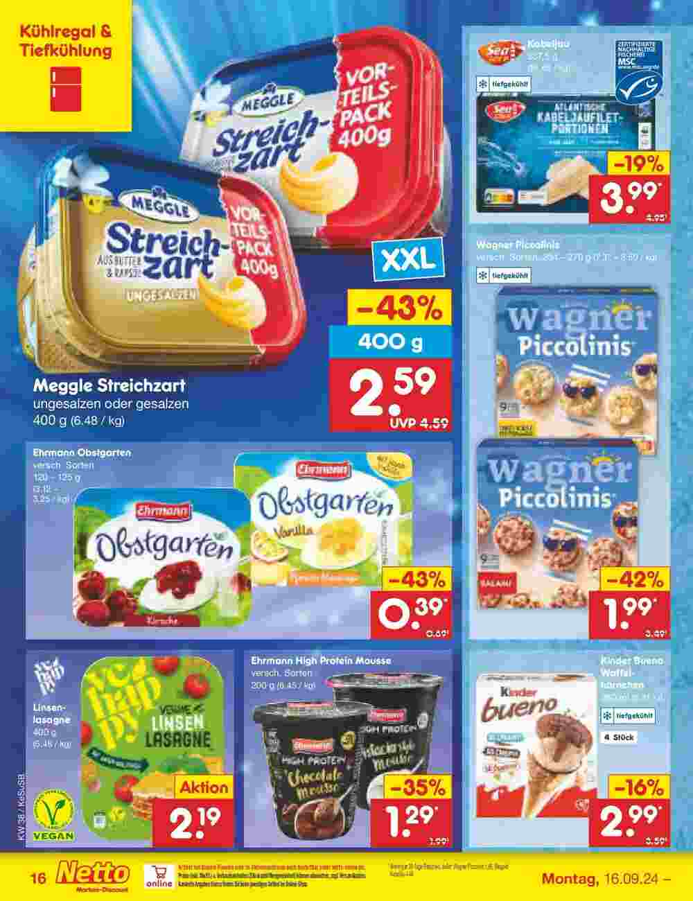 Netto Marken-Discount Prospekt (ab 15.09.2024) zum Blättern - Seite 16